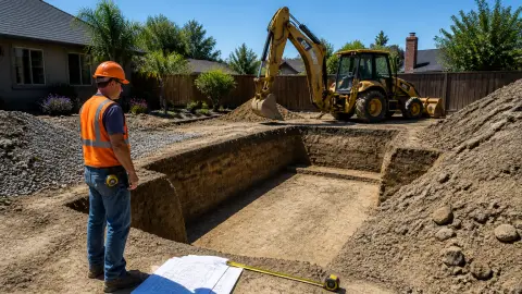 Construction d'une piscine en béton : étapes et coûts